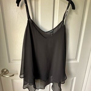 Torrid Elegant Black Tank Top